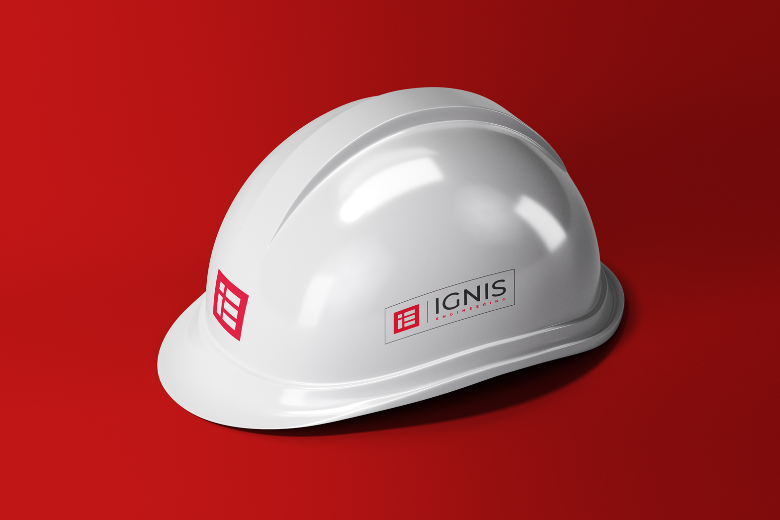 hard hat construction branding