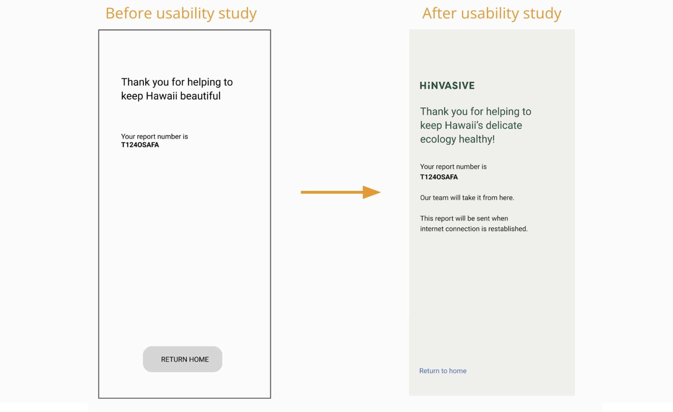 Revision from usability study 2